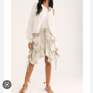 Free People Paxton Parachute Utility Skirt